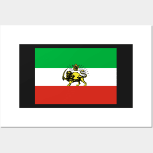 Flag of Persia / Iran (Pahlavi) Posters and Art